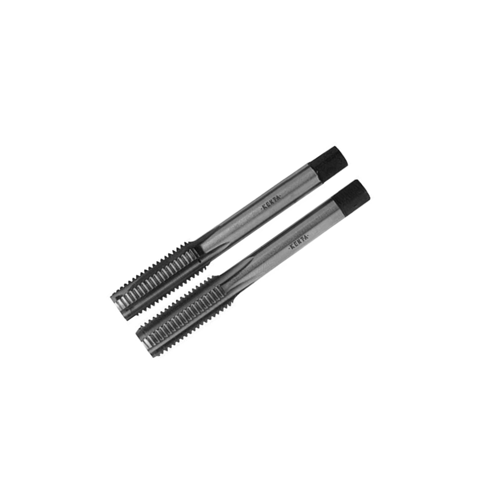 KENTA/克恩达  2件套高速钢公制细牙手用丝锥 M12*1*22*70 06109601 1套
