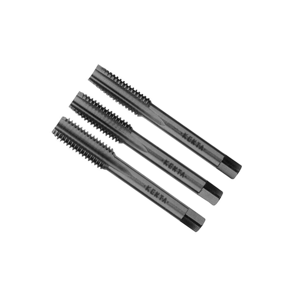KENTA/克恩达 3件套高速钢不等径手用丝锥 M2*0.4*36*8 06109691 1套
