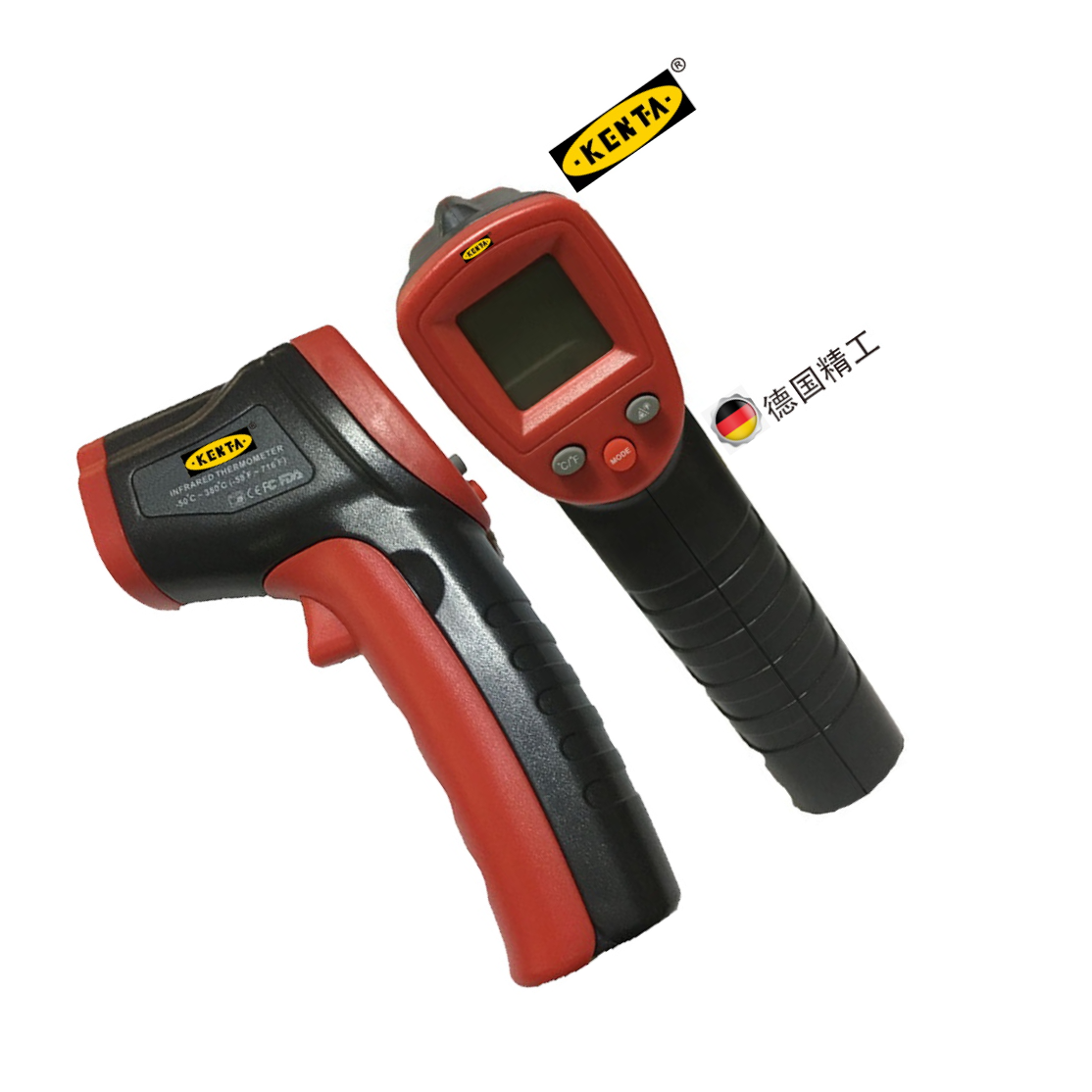 KENTA/克恩达 数显红外线测温仪检测器 50~380℃ KT95-117-160 1台
