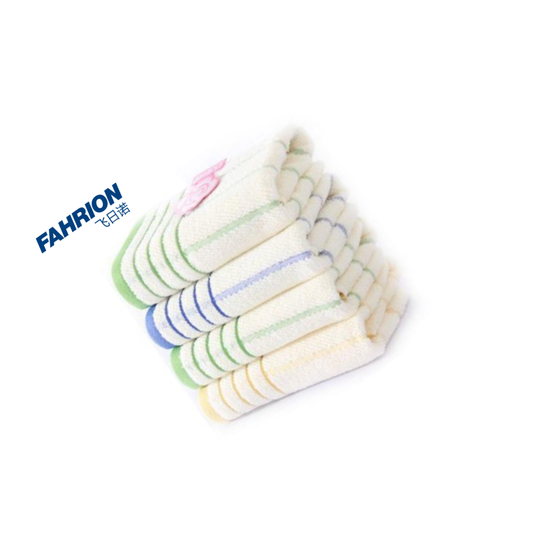 FAHRION/飞日诺 毛巾 76*34cm 兰、黄、绿 纯棉 GD99-900-1418 1条