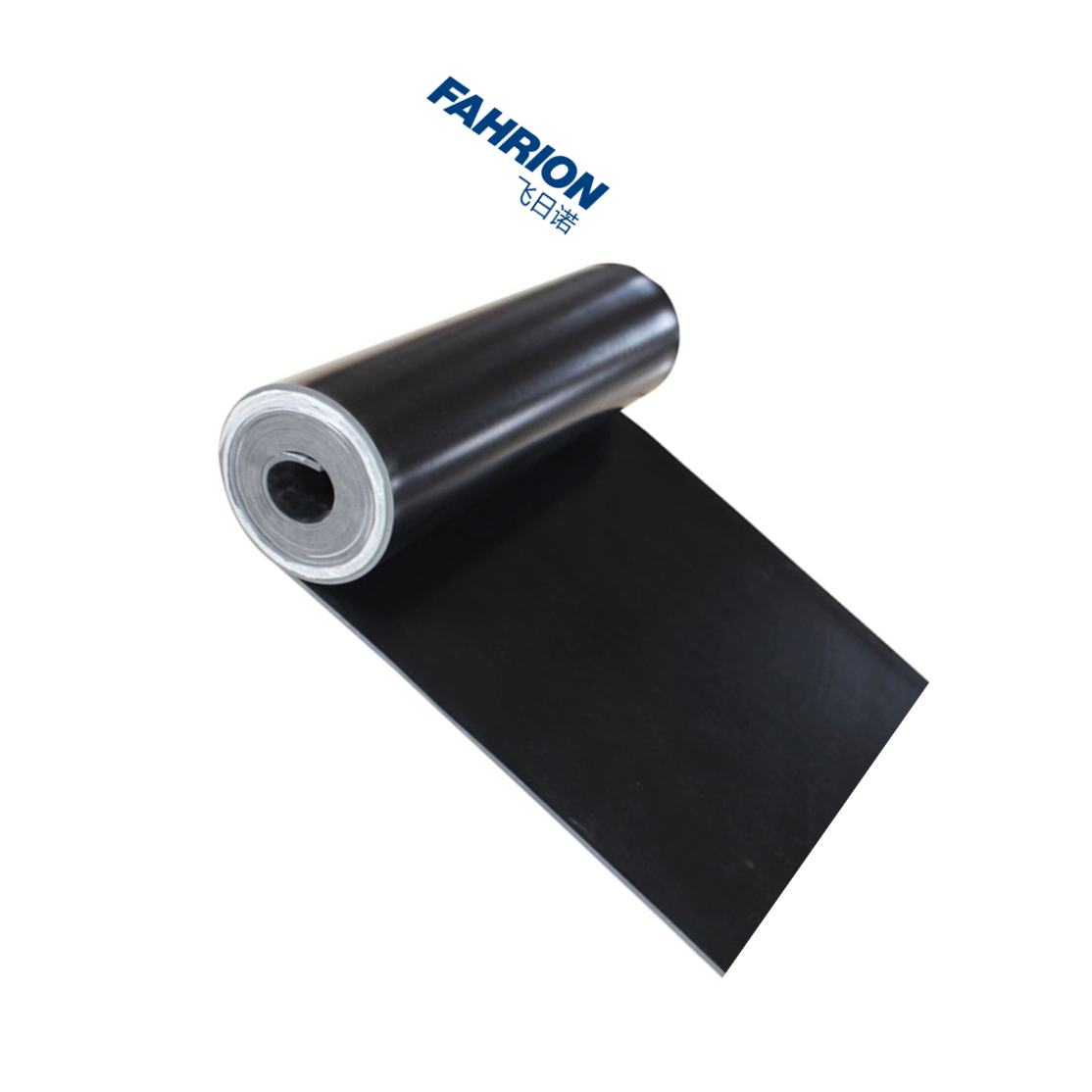 FAHRION/飞日诺 耐高压光面平面绝缘垫，绝缘胶板  1000*1000mm 黑色 6mm GD99-900-2822 1个