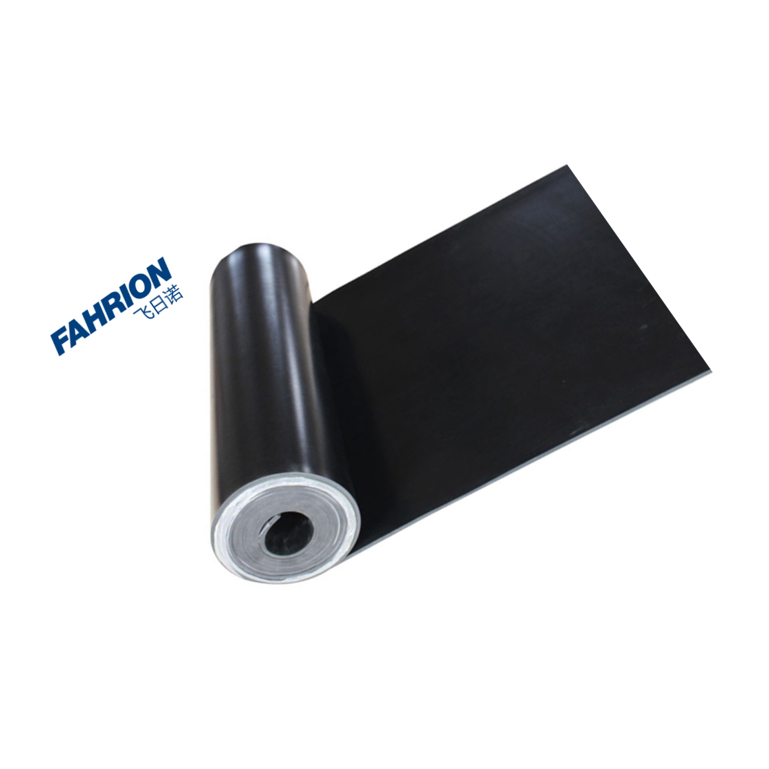 FAHRION/飞日诺 耐高压光面平面绝缘垫，绝缘胶板  1000*1000mm 黑色 6mm GD99-900-2822 1个