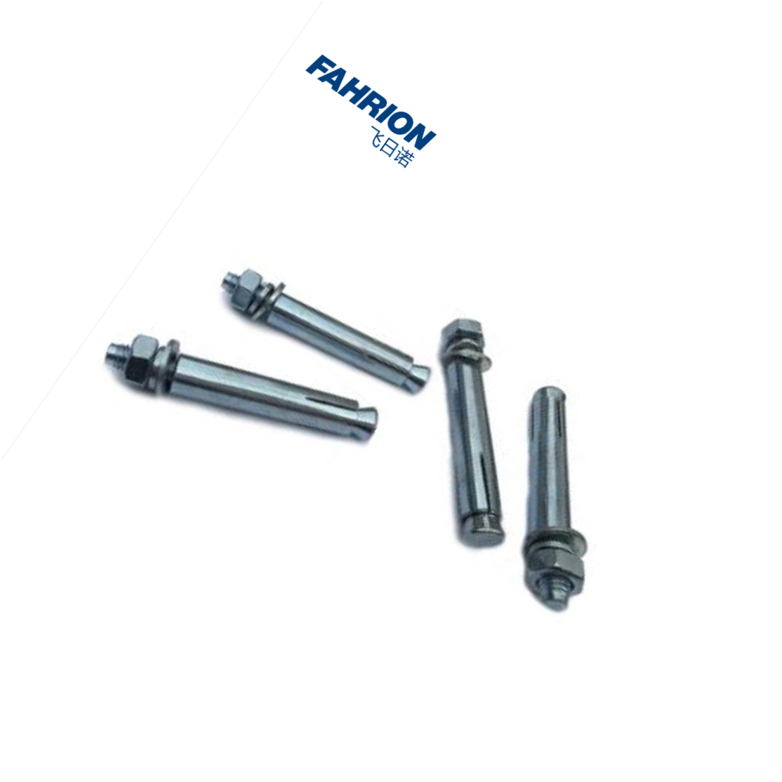 FAHRION/飞日诺 国标管式大头膨胀螺栓 碳钢 蓝白锌 膨胀螺栓 否 M8 100 80 GD99-900-3276 1个