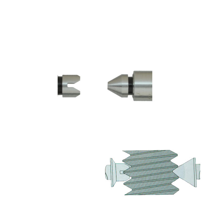 baty/贝迪 55°牙型螺纹千分尺测砧 55°牙型 10-7TPI 0.01mm BT2-300-483 1对