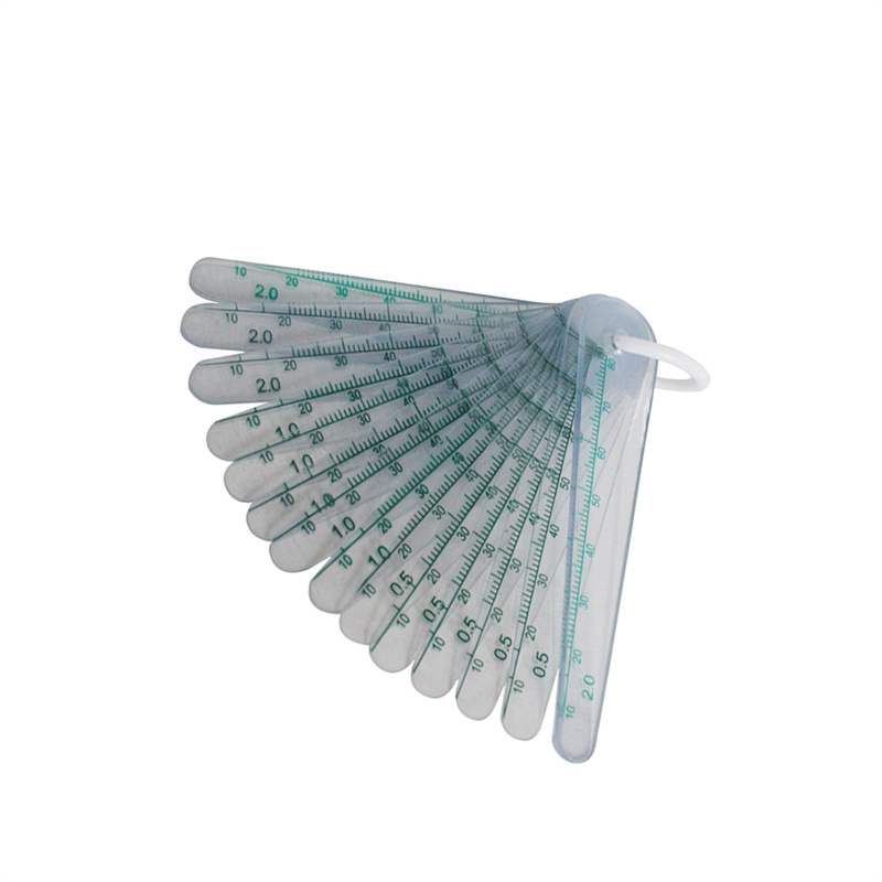 FOWLER/福勒 20件套塑料塞尺 0.05-2.0mm 塑料 51-433-267 1把