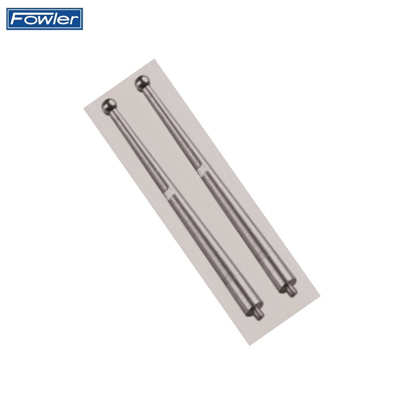 FOWLER/福勒 杠杆表钨钢球测针(不锈钢测杆) φ2mm L12.5mm 不锈钢 54-405-956 1个