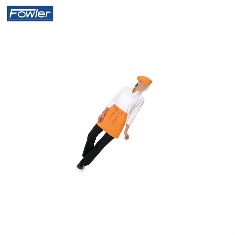 FOWLER/福勒 橙色短款腰部系带围裙 均码 99-3030-325 1条