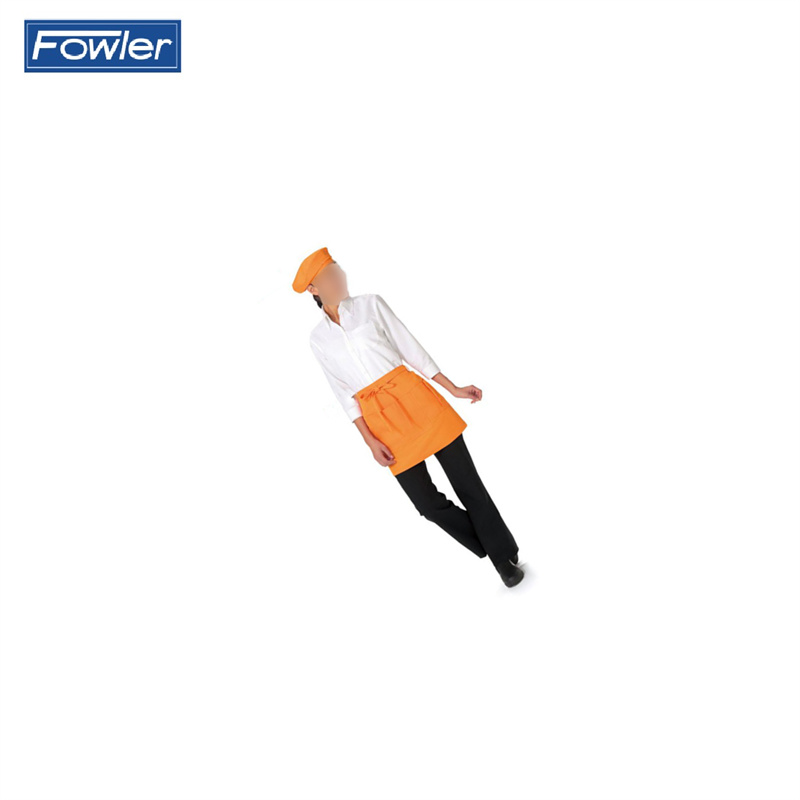 FOWLER/福勒 橙色短款腰部系带围裙 均码 99-3030-325 1条