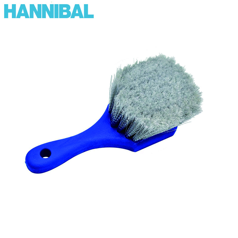 HANNIBAL/汉尼巴尔 短柄清洁刷（软毛） 蓝灰  210*105*75mm 塑料 HB330022 1个