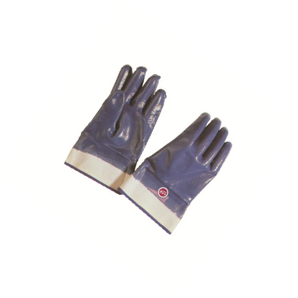 KCL/可兹尔 浸胶手套(丁腈棉布浸胶) 均码 丁腈 蓝色 250mm 11121148 1双