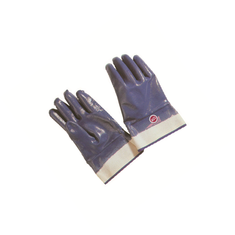 KCL/可兹尔 浸胶手套(丁腈棉布浸胶) 均码 丁腈 蓝色 250mm 11121148 1双