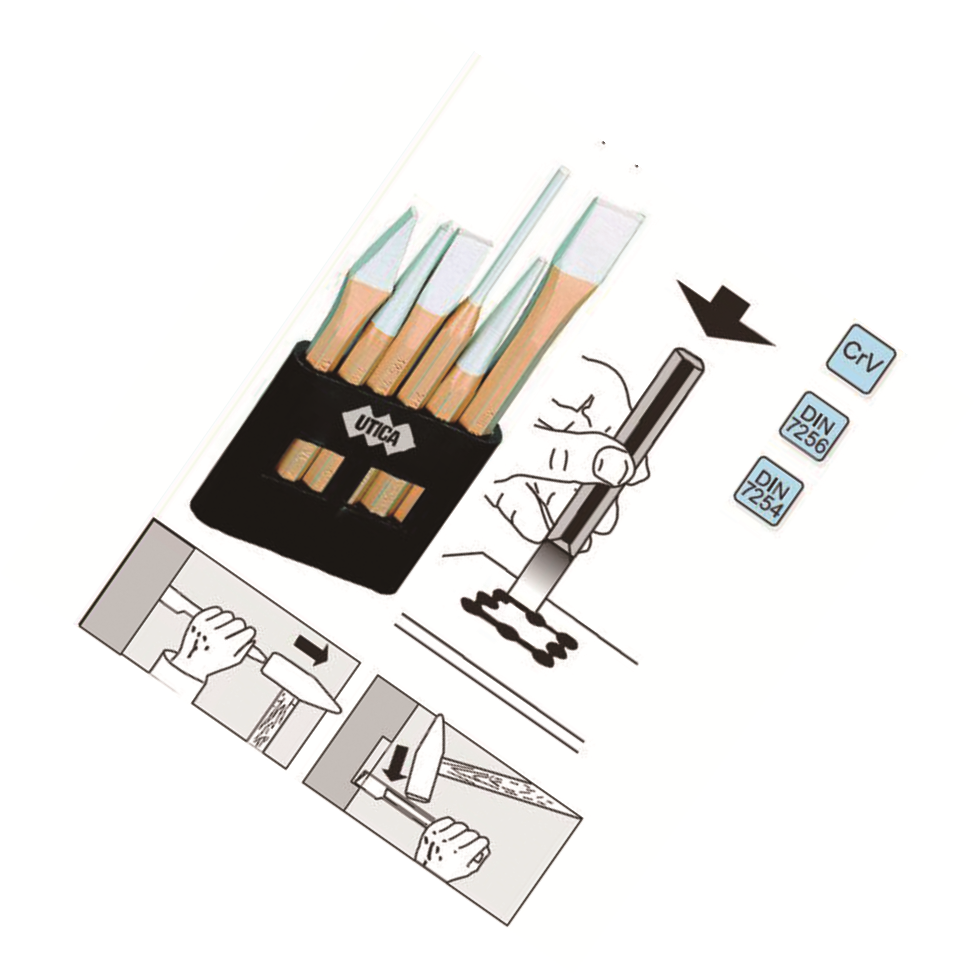 KENTA/克恩达 6件套装冲凿 8193014 1套