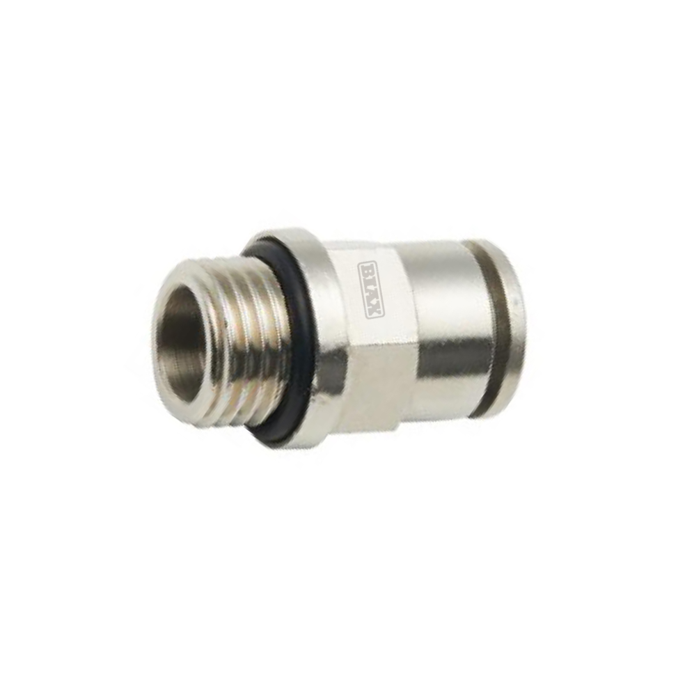 BIAX/巴克斯 全铜螺纹直通-G螺纹快插气管接头 AT91-100-922 直通型 6mm G1/4" 铜 MPC06-G02 1个