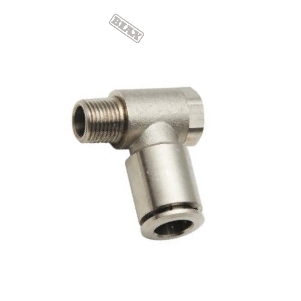 BIAX/巴克斯 全铜外六角弯头快插气管接头 AT91-100-1119 10mm 16mm 铜 MPH10-01 1个