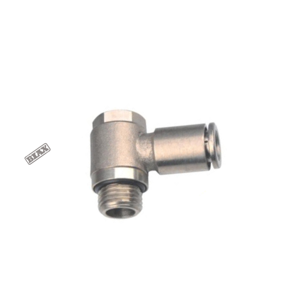 BIAX/巴克斯 全铜外六角弯头-G螺纹快插气管接头 AT91-100-1129 8mm 14mm 铜 MPH08-G02 1个