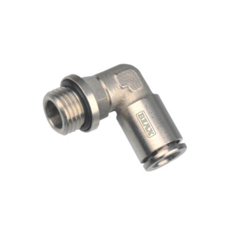 BIAX/巴克斯 全铜L型螺纹弯头-G螺纹快插气管接头 AT91-100-963 直通型 6mm G1/4" 铜 MPL06-G02 1个