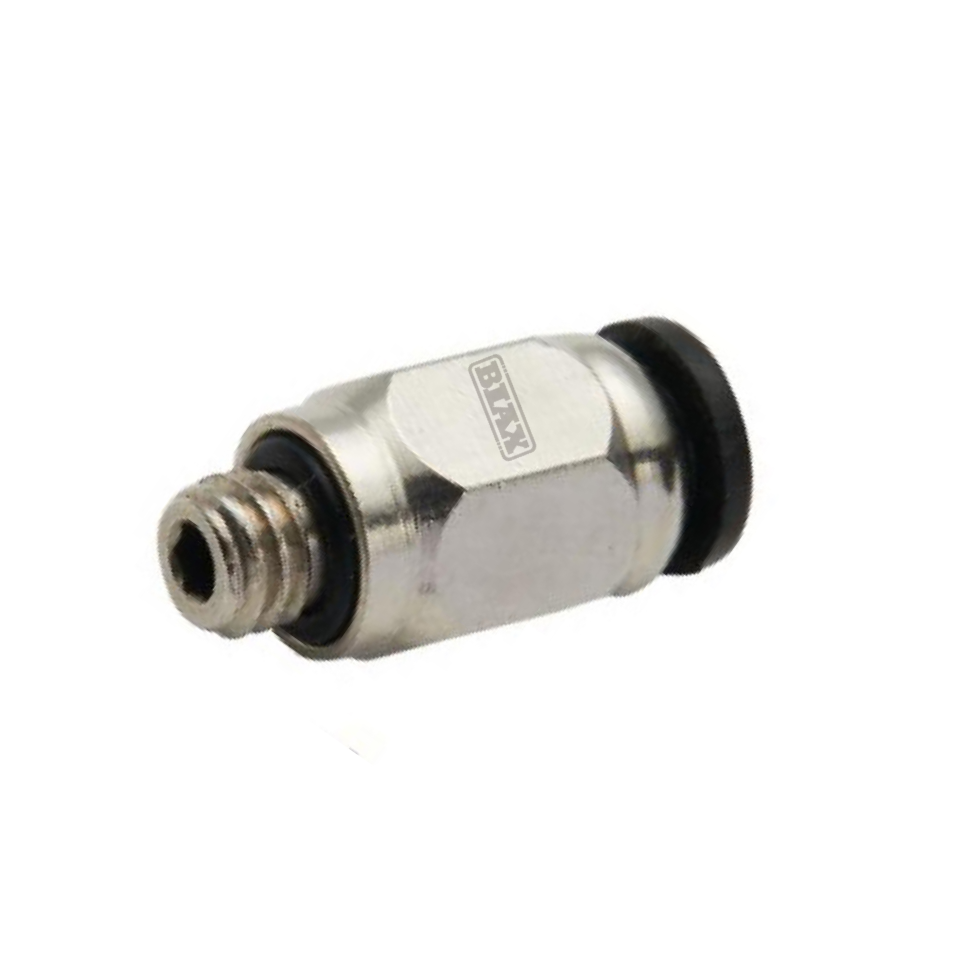 BIAX/巴克斯 PC-C迷你接头 AT91-100-877 6mm M6*1 4mm 铜+塑料 PC06-M6C 1个