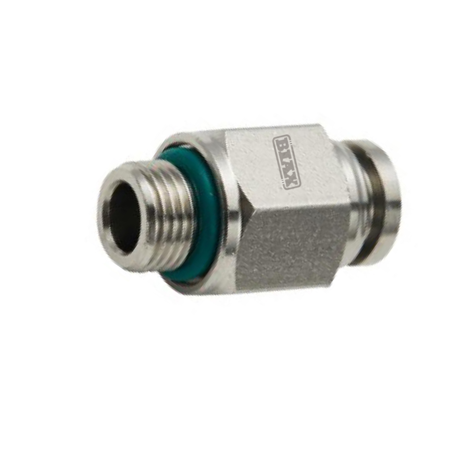 BIAX/巴克斯 SSPC-G不锈钢快插接头 AT91-100-1349 16mm 7mm 不锈钢 SSPC16-G02 1个