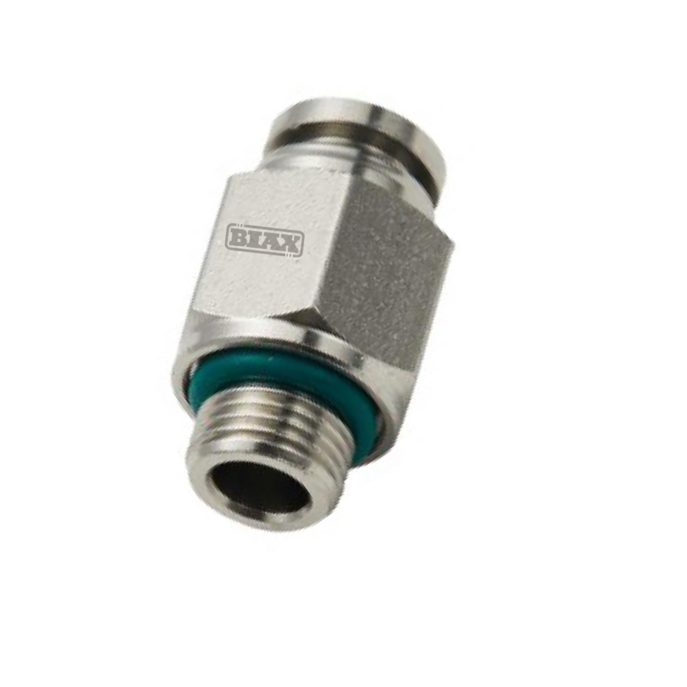 BIAX/巴克斯 SSPC-G不锈钢快插接头 AT91-100-1349 16mm 7mm 不锈钢 SSPC16-G02 1个