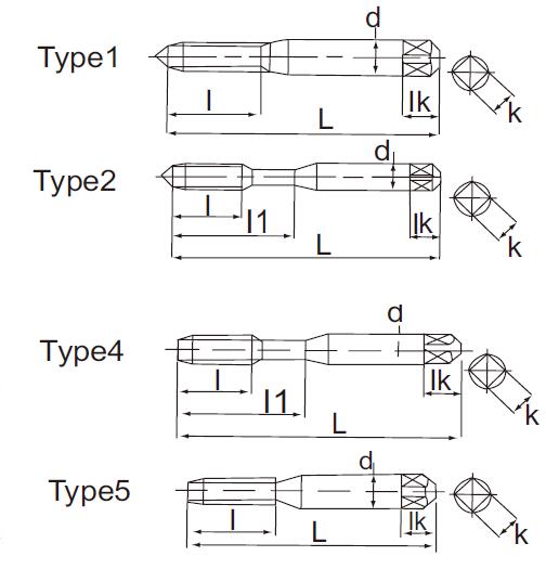 EXACT/赛特 全磨制直槽丝锥 M1.1 32mm 加工内螺纹 P1  06662-501 1把