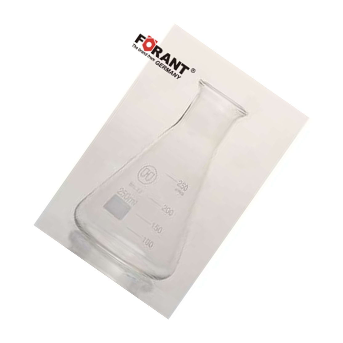 FORANT/泛特 三角烧瓶 50ml 三角烧瓶 硼硅酸玻璃 90*52mm 81101160 1盒