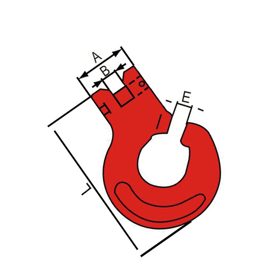 FORANT/泛特 羊角异型吊钩 羊角 3.2T 0.89Kg 12.8T 44mm 13mm 12mm 136mm 88101526 1个