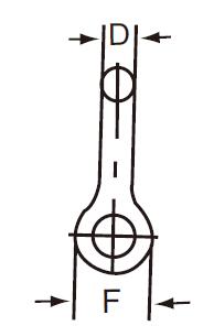 FORANT/泛特 普通卸扣 D型卸扣 1T 16.8mm 0.13Kg 3/8mm 11.2mm 88101538 1个