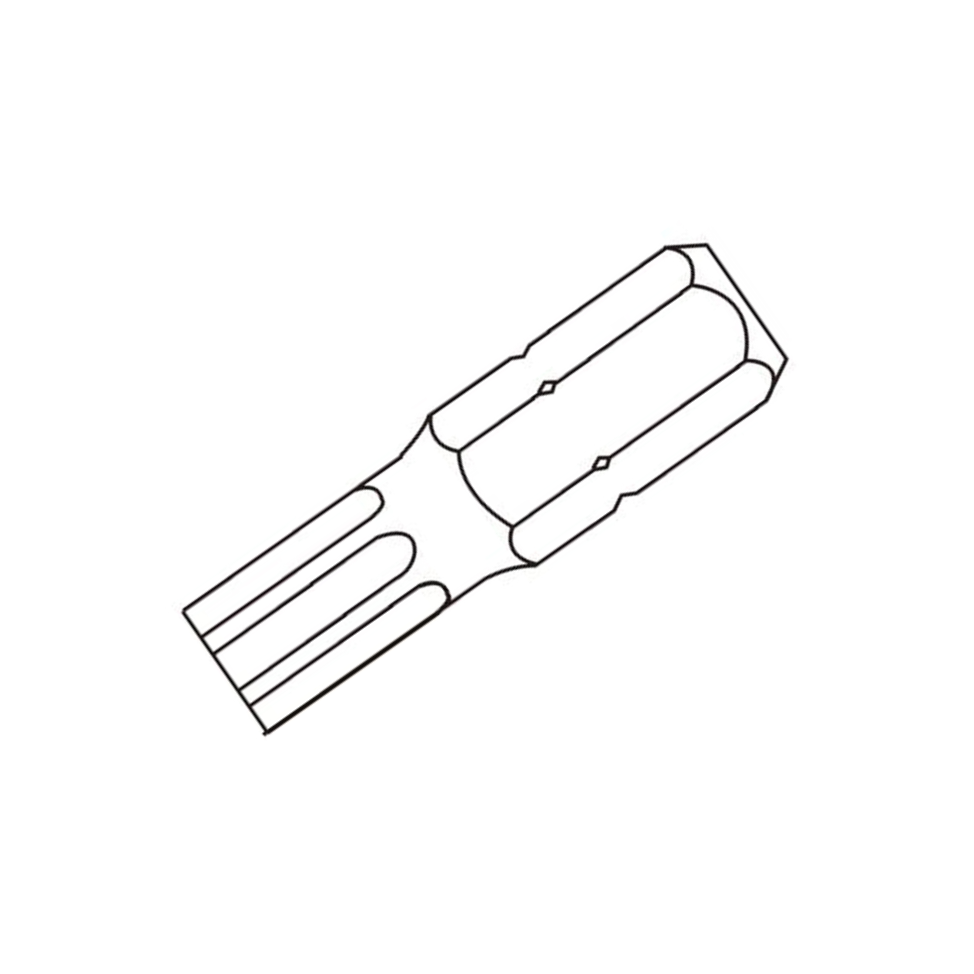 FORANT/泛特 中孔星形螺丝批头 T-27 25mm 88191273 1个