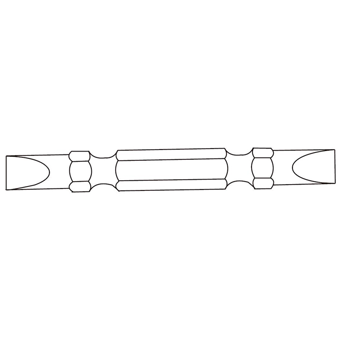FORANT/泛特 一字双头螺丝批头 7*7mm 110mm 88191312 1个