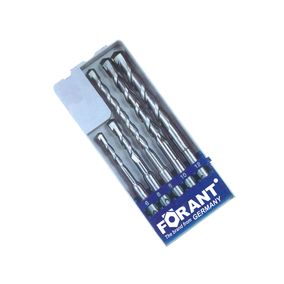FORANT/泛特 五件套电锤钻头套装 2mm 金属加工 6,8*110/8,8,10,12*160mm 88205061 1个