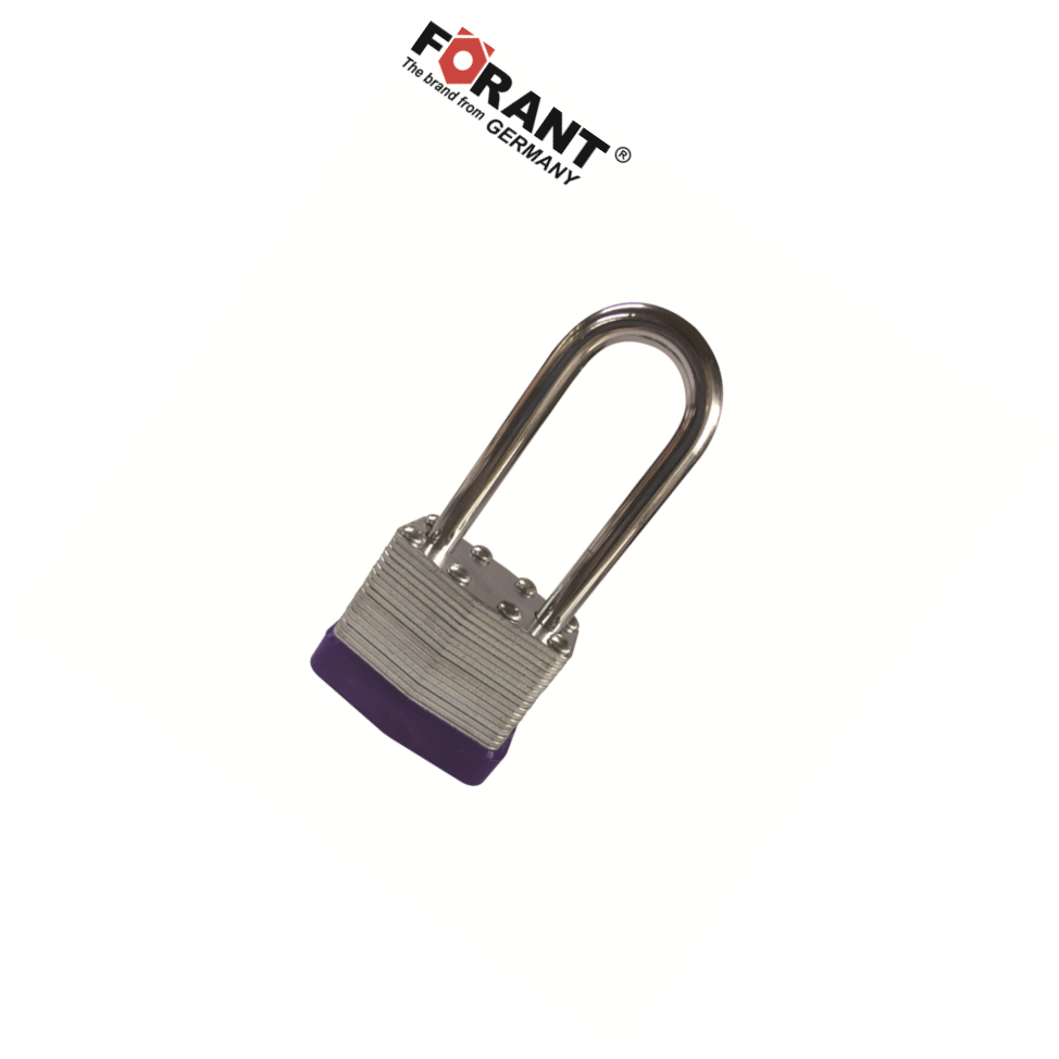 FORANT/泛特 长梁钢制千层安全挂锁 锁梁φ6mm*H52mm 80911433 1把