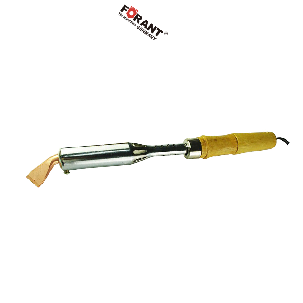 FORANT/泛特 大功率电烙铁 150W 285mm 纯铜烙铁头大排量散热孔实木手柄 外加热 宽头 12mm 84550376 1把