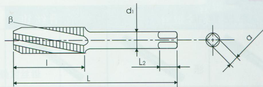 FORANT/泛特 全磨制螺旋槽丝锥 M3 50mm 0.35mm H2 合金钢 16.5mm 3.55mm 3 88209682 1只