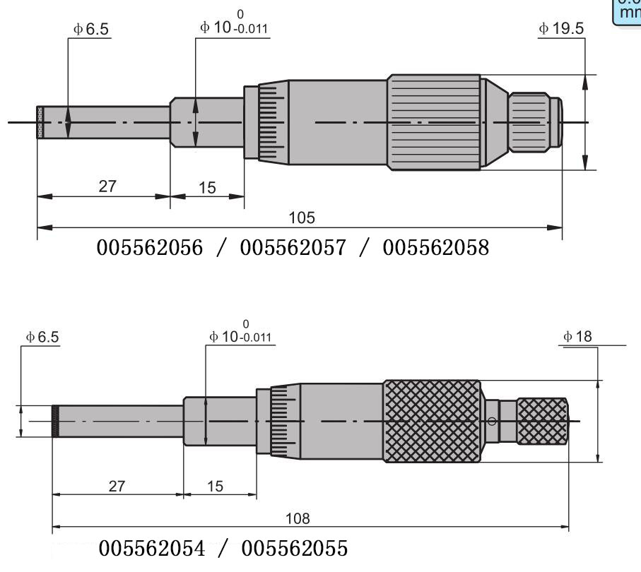 KENTA/克恩达 微分头 0-25mm (0.01mm) KT5-562-54 1个