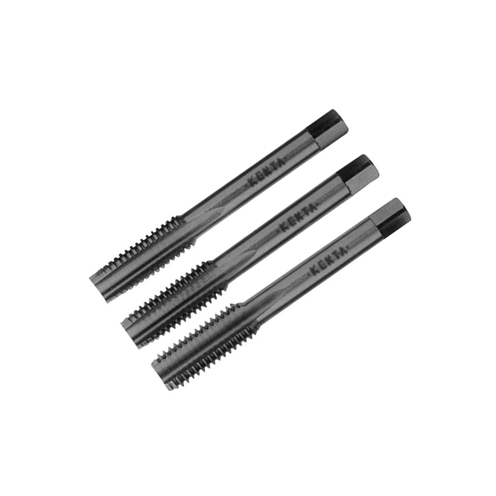 KENTA/克恩达  3件套高速钢不等径手用丝锥 M2*0.4mm 36mm KT6-109-691 1套