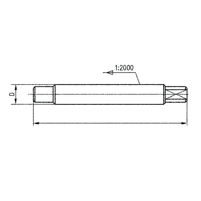KENTA/克恩达 公制车床芯轴 95mm KT6-117-589 1个