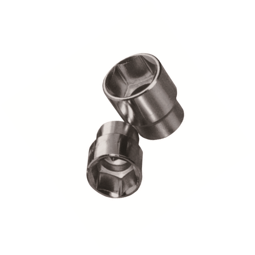 KENTA/克恩达 3/8"英制六角套筒 7/16″ 铬钒钢 28mm 3/8" 镀铬 KT8-191-225 1个