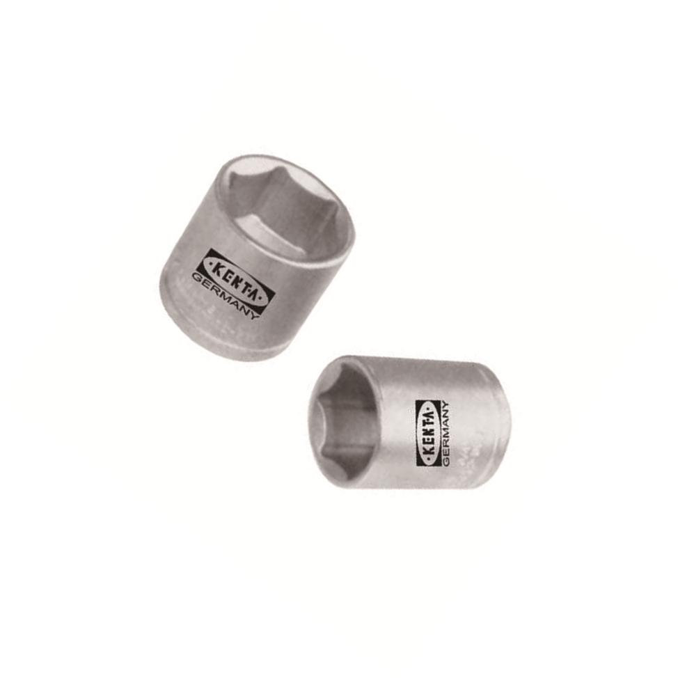 KENTA/克恩达  1/2"公制六角套筒  24mm 铬钒钢 38mm 1/2" 镀铬 KT8-191-273 1个