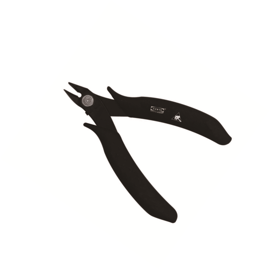 KENTA/克恩达 双重防静电柄安全挡片电子斜口钳 3*116mm KT8-256-256 1把