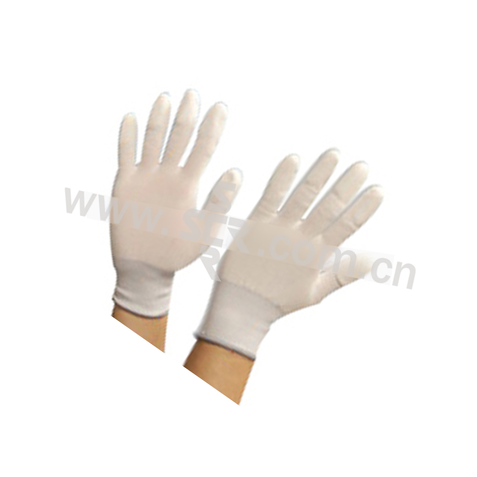 KENTA/克恩达 白涤纶PU涂指手套 S 11990001 1包