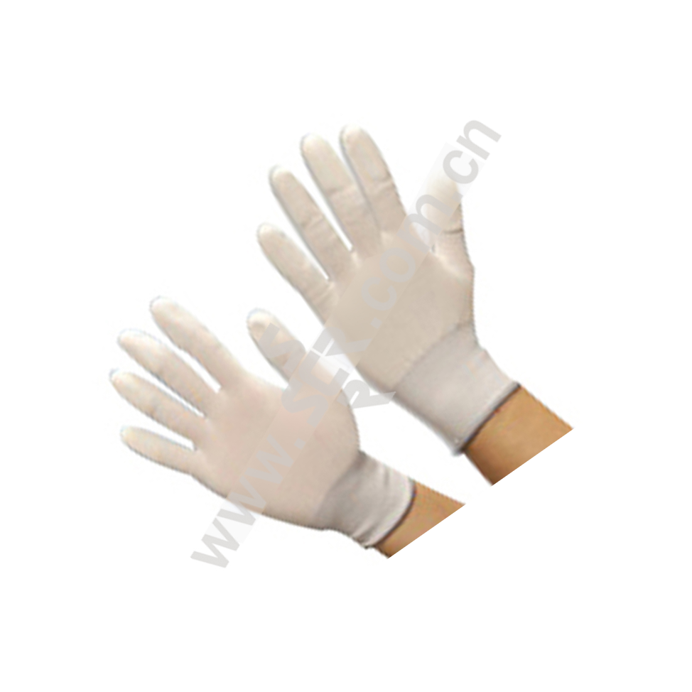 KENTA/克恩达 白涤纶PU涂指手套 S 11990001 1包