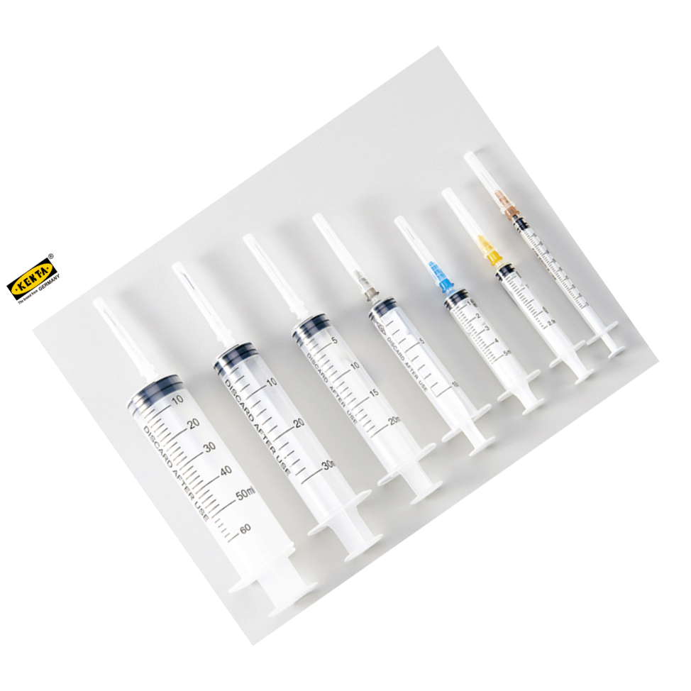 KENTA/克恩达 实验室用经济型一次性注射针筒(含针头) 50ml 独立包装 3.1cm KT95-101-452 1个