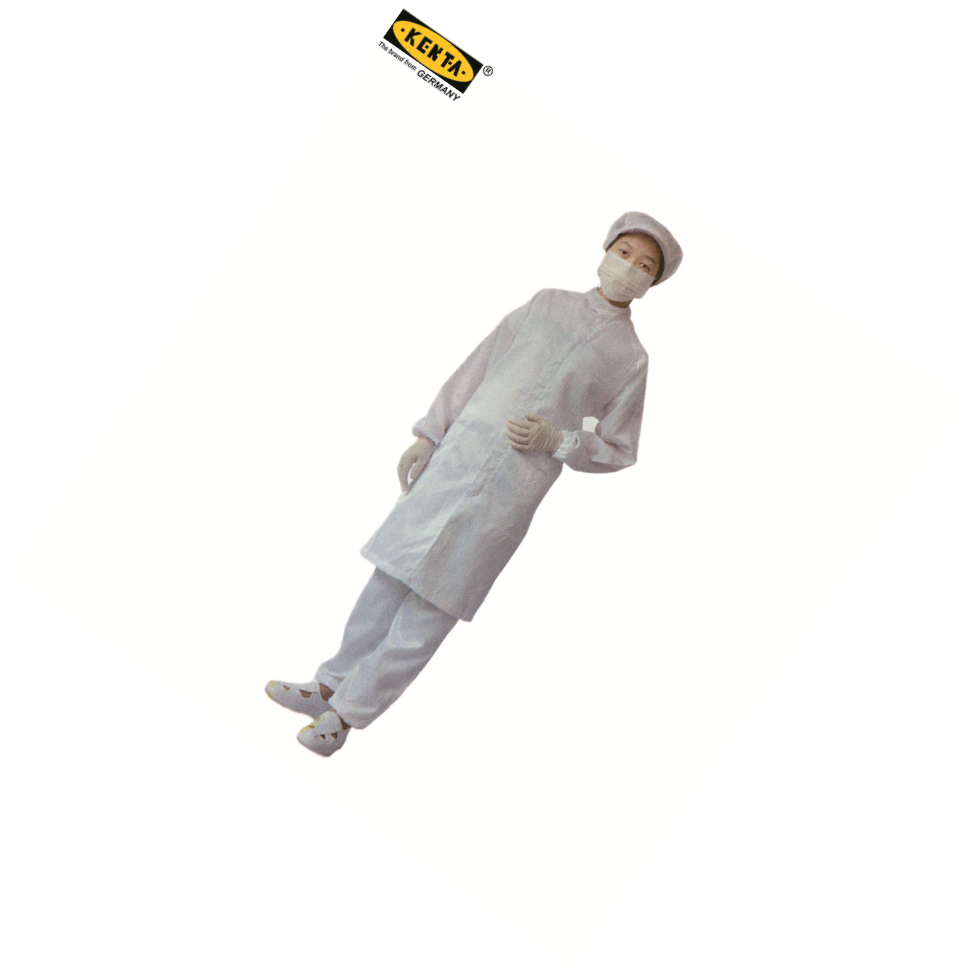 KENTA/克恩达 防静电大褂衣(圆领配拉链) S码 白色 聚酯纤维 否 是 是 SK9-900-402 1件