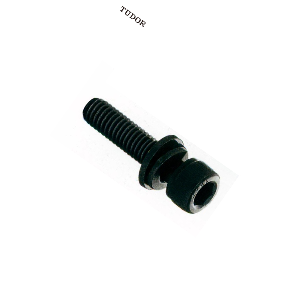 TUDOR/帝都 垫片组合内六角螺丝 DIN912 合金钢 12.9级 黑色 M5-0.8mm 0.1mm 粗牙 16mm 半牙 TU050016TD 1包