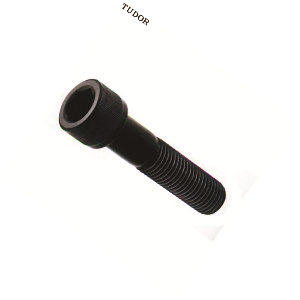 TUDOR/帝都 12.9级英制内六角孔杯头螺丝 BS2470 合金钢 12.9级 黑色 3/8-16" 0.1mm 粗牙 1/2" 半牙 TUWV060008 1包